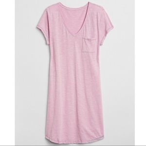 NEW Gap Short Sleeve Pocket T Shirt Dress, Sz S